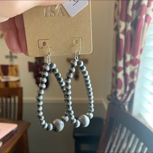 Navajo pearl earrings